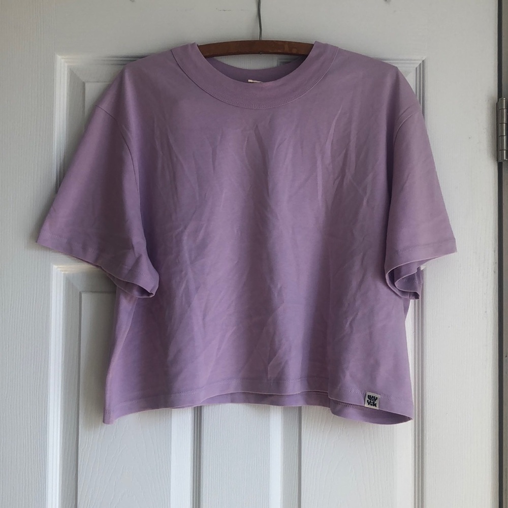 Lucy & Yak zola tee in lilac XL
